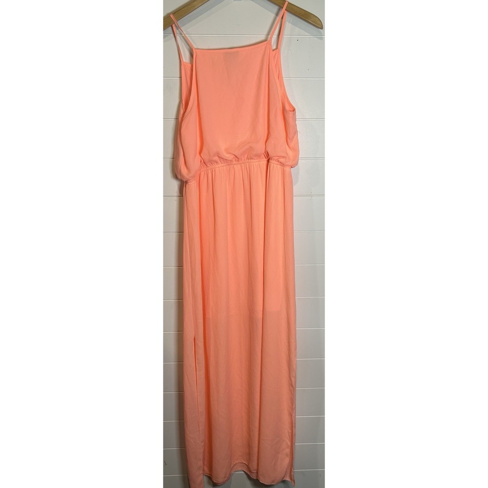 Rue 21 Neon Coral Dress Women's XL - Picture 5 of 8